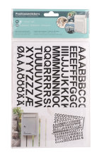 Brevlådestickers Svart